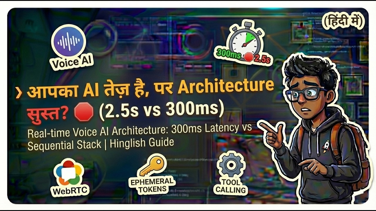 रियल-टाइम Voice AI को धीमा बनाने वाली 3 आर्किटेक्चरल गलतियां | #webrtc & #ai