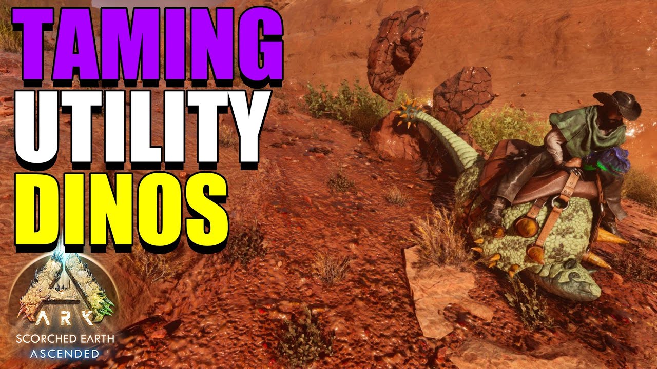 Taming the Perfect Utility Dinosaurs | ARK: Scorched Earth Ascended (Part 7)