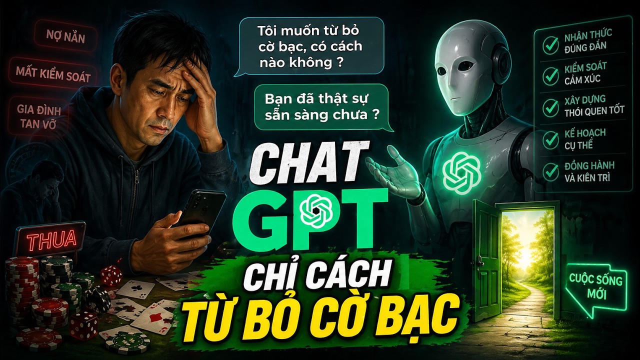 Tôi hỏi Chat GPT I LÀM SAO ĐỂ TỪ BỎ CỜ BẠC ? #0hradio #podcast #chatgpt #tubocobac #chatbot #cobac