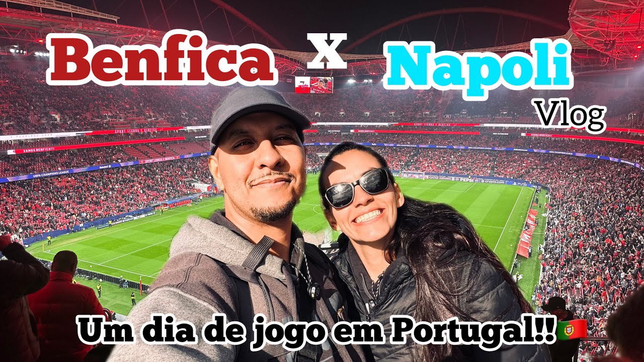 BENFICA ⚽️ Fomos assistir a um jogo do Benfica em Lisboa 🇵🇹. Será que deu bom? 🍀