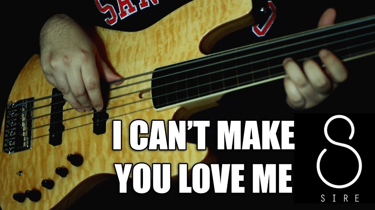 Sire V9 Fretless Bass sound test - I Can't Make You Love Me - bass cover #sirerevolution
