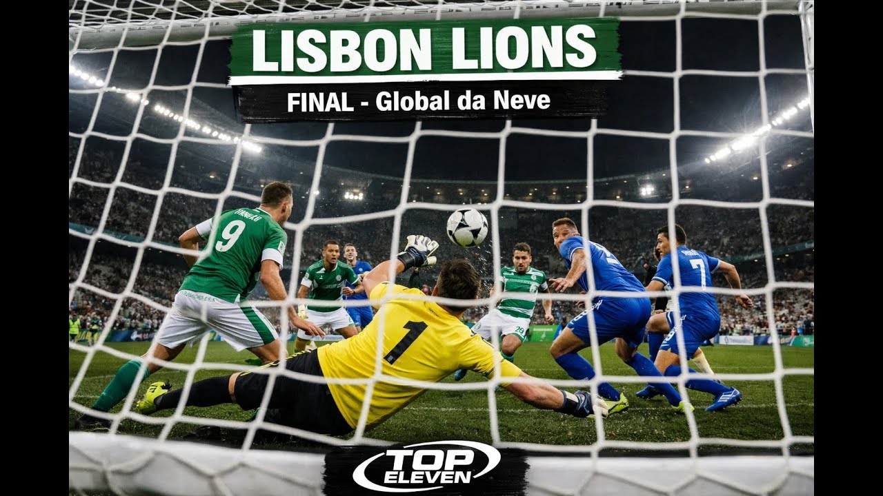 TOP ELEVEN - T 204 - EP 08 - LISBON LIONS -  Final evento Global da Neve