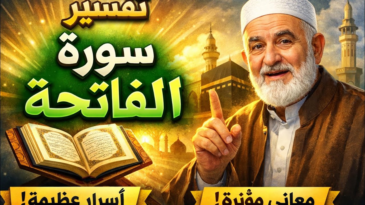 تفسير سورة الفاتحة بطريقة ستغير فهمك تمامًا | أسرار عظيمة ومعاني مؤثرة لم تعرفها من قبل