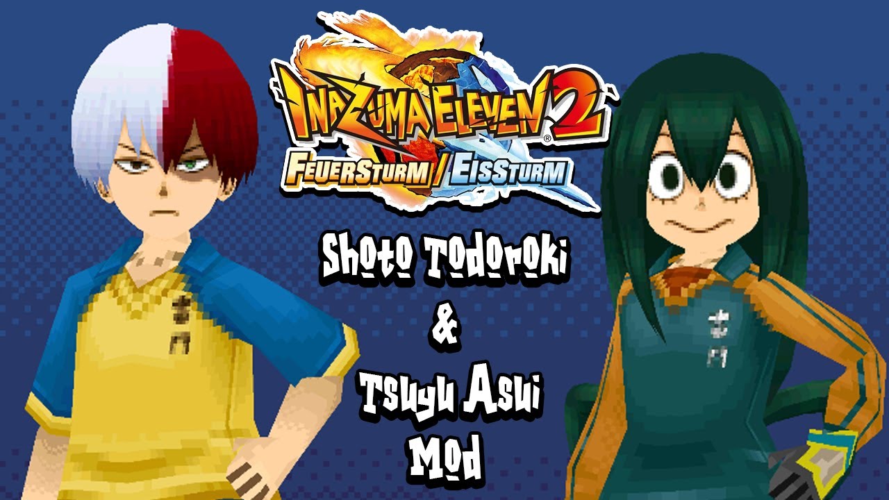 Inazuma Eleven 2 | Shoto Todoroki & Tsuyu Asui [Mod Showcase]