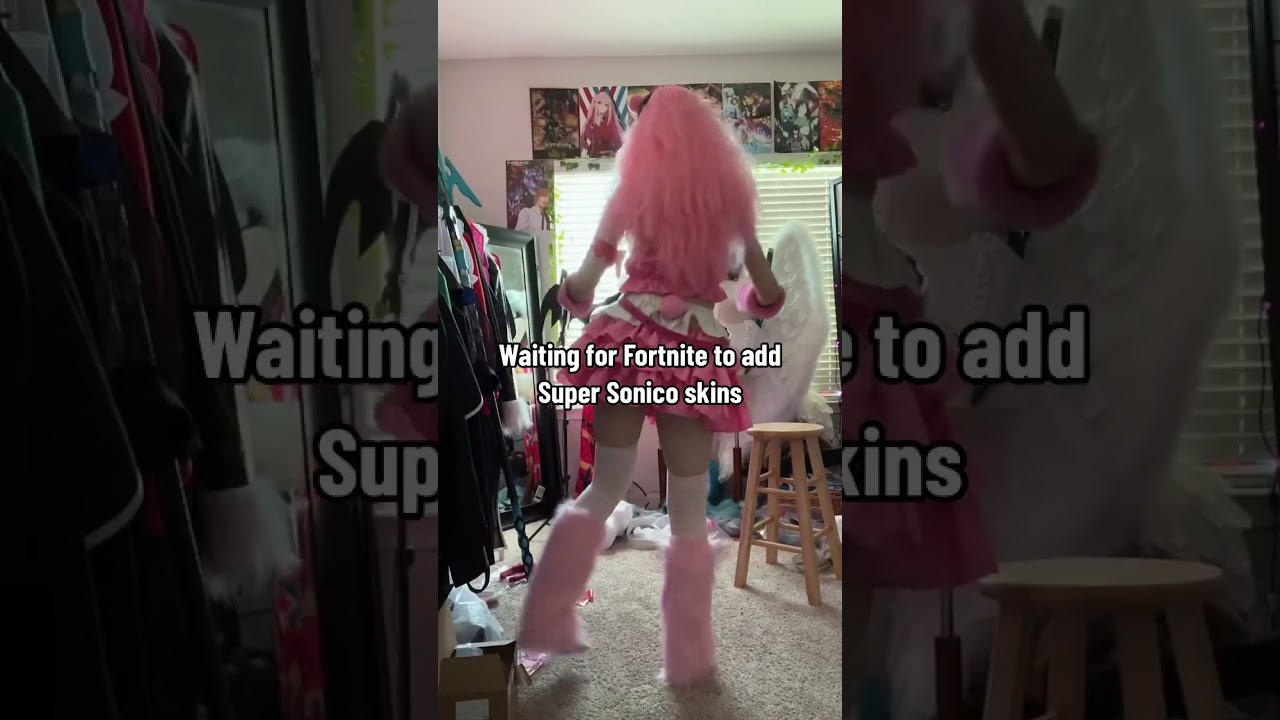 Super Sonico Gloomy Bear cosplay ~ #cosplayshorts #cosplay #supersonico #gloomybear
