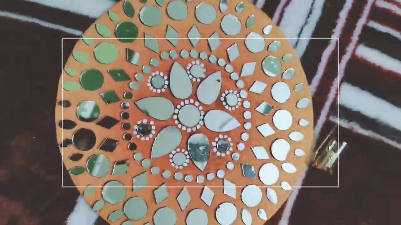 Khushi Jakhal                                             Mirror Stone art