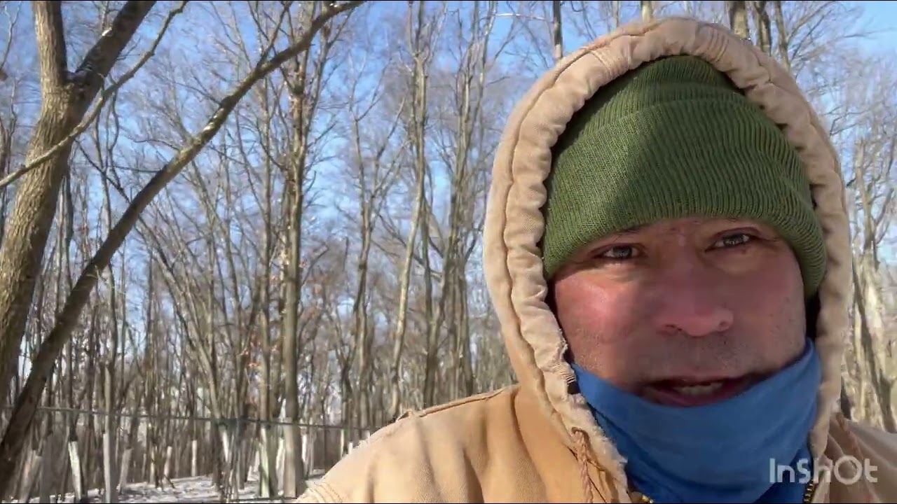 -20 sobreviviendo a temperaturas muy frías y así trabajamos 🙂🔥👍