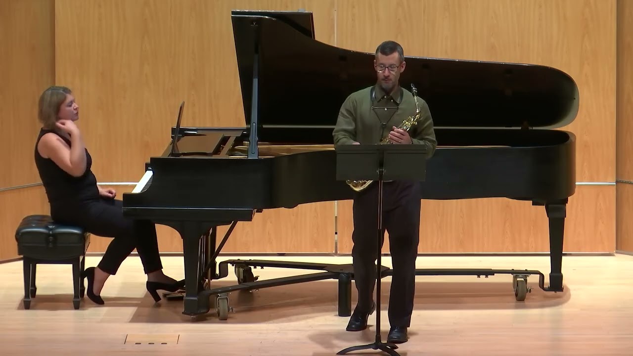 Max Wolpert - The Nine Lives of Adolphe Sax (Erik Steighner, alto saxophone; Oksana Ejokina, piano)