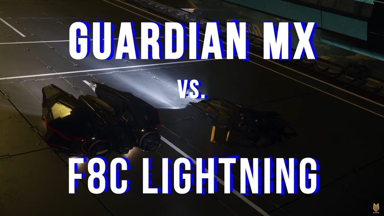 Guardian MX vs. F8C Lightning - Detailed Comparison & Combat Test | Star Citizen Ship Review 4k