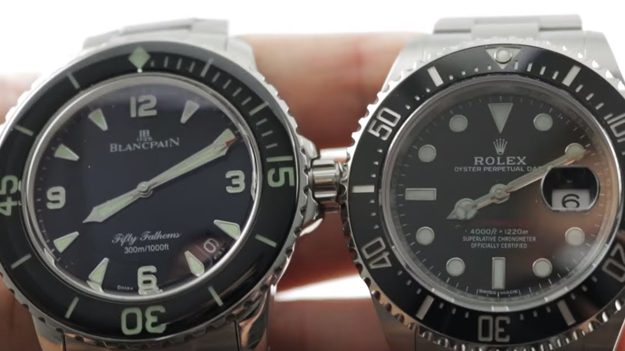 Rolex Sea-Dweller 43 vs Blancpain Fifty Fathoms 5015-1130-71 vs  126600