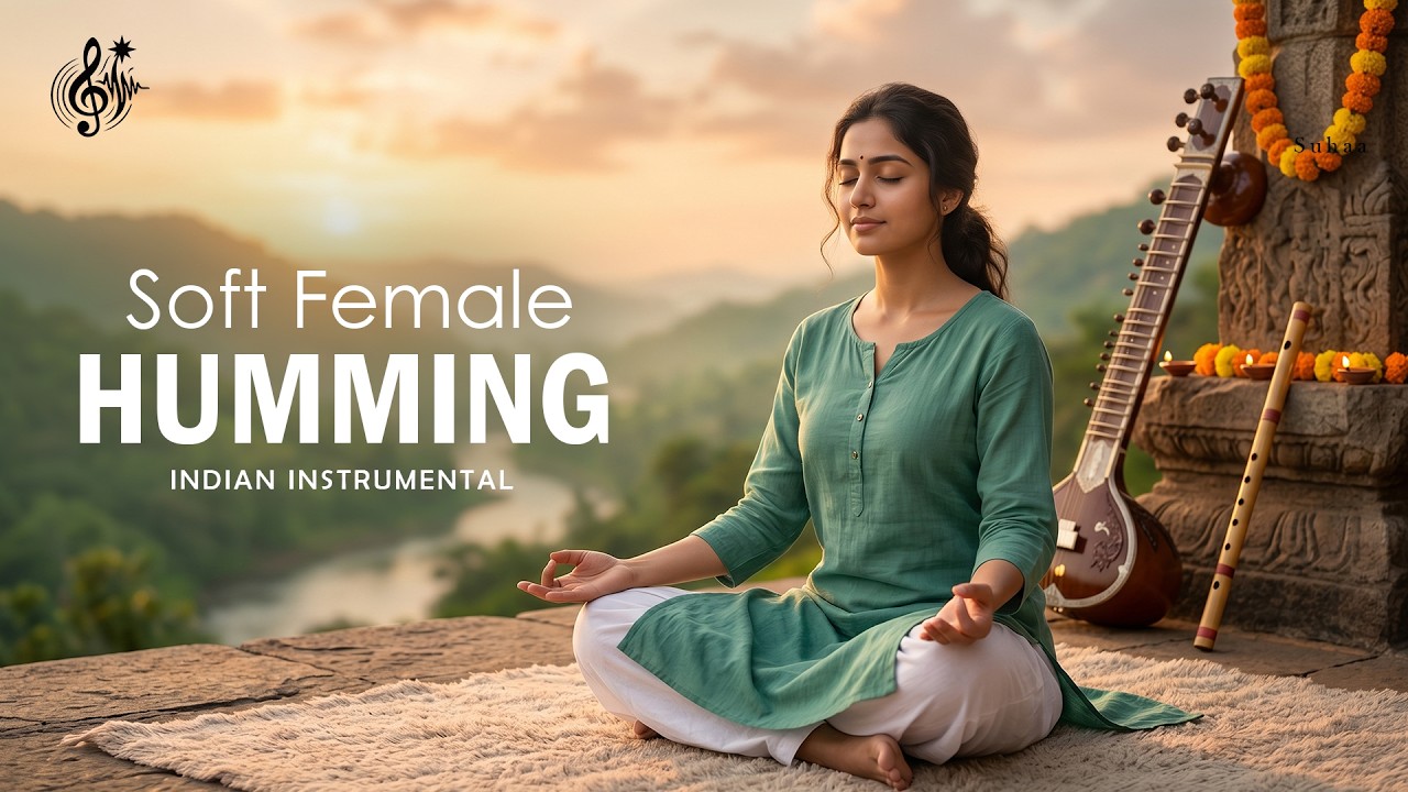 Soft Female Humming 🌸 Indian Piano Instrumental || Deep Emotional Connection Music