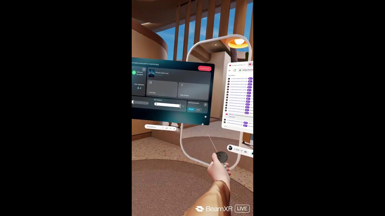 Virtual reality live!!