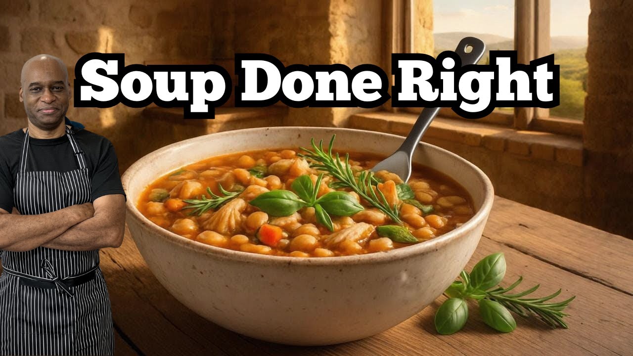Chicken and White Bean Soup Anyone Can Cook!