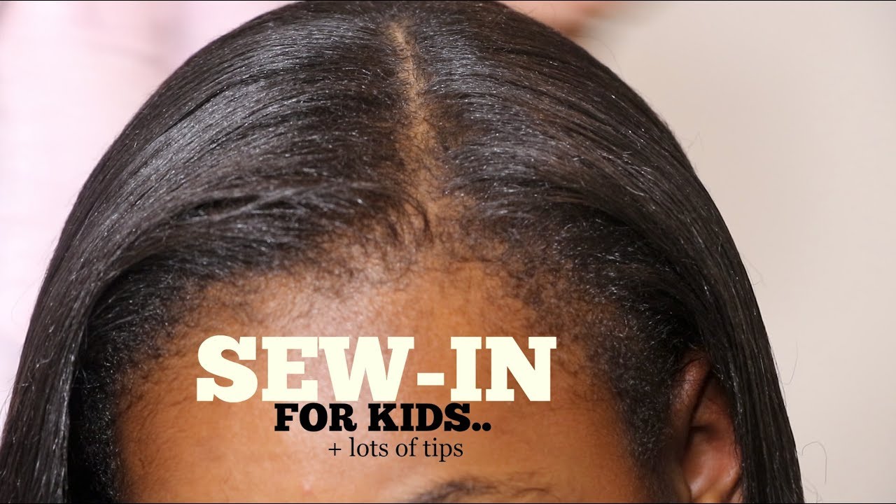 8 YEAR OLD GETS SEW-iN WEAVE!