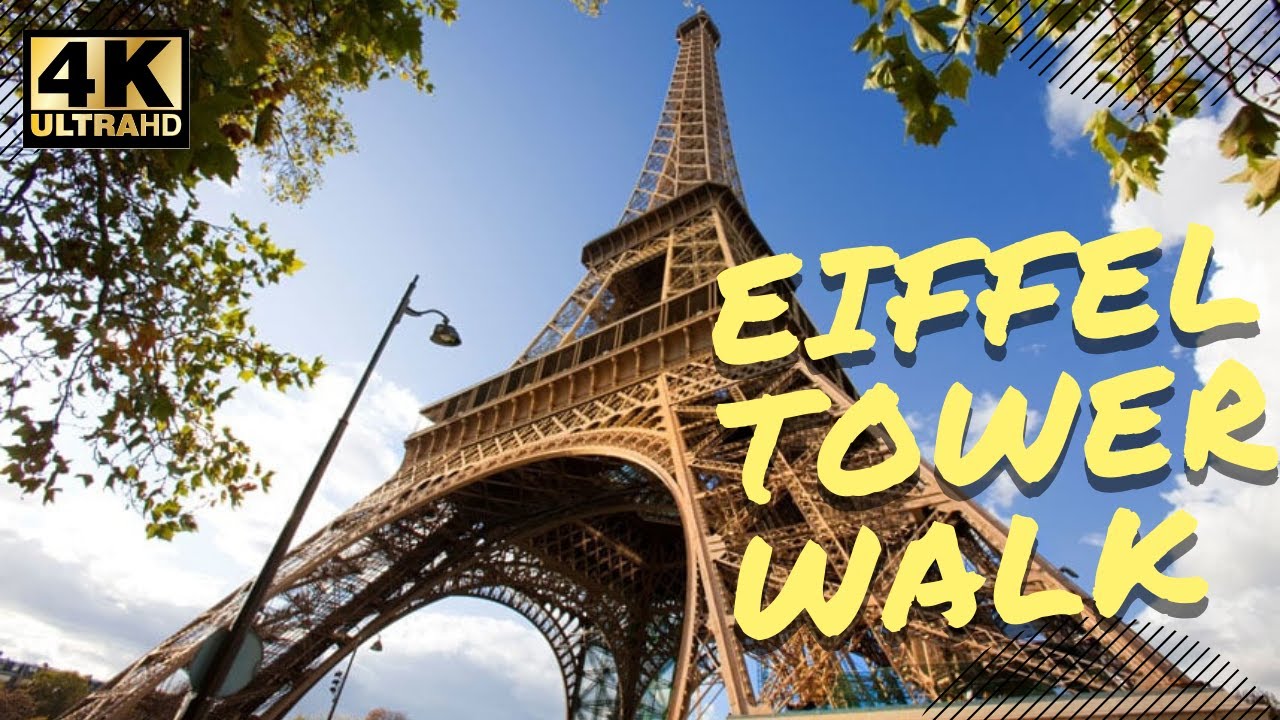 🇫🇷 Paris | Eiffel Tower (Tour Eiffel) walk 2020 | 4K