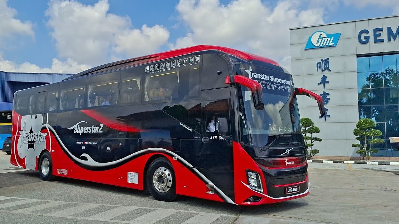 SUPERB LUXURY COACH TRANSTAR SUPERSTARZ |GEMILANG COACHWORKS | VOLVO B11R