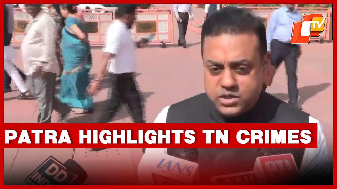 BJP MP Sambit Patra Speaks On Tamil Nadu Crimes, POCSO Cases
