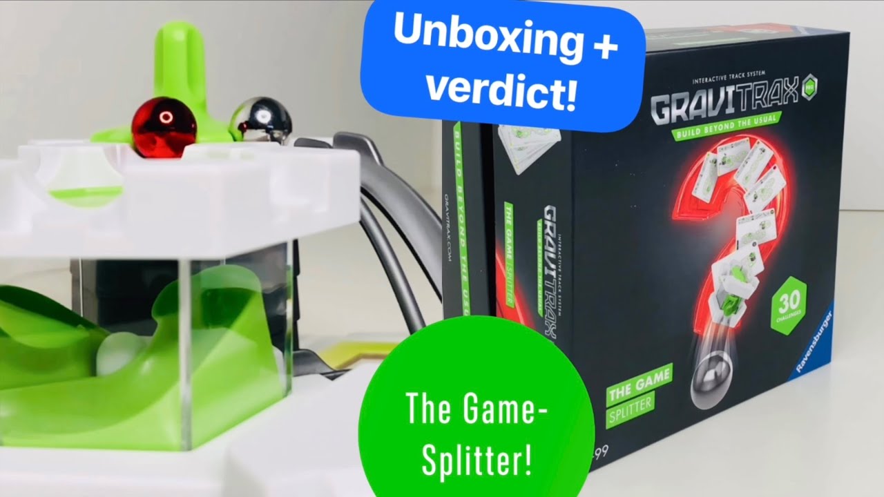 Gravitrax Pro: The Game - Splitter!! Unboxing + verdict! Plus: 3 inspirational tracks 🎁