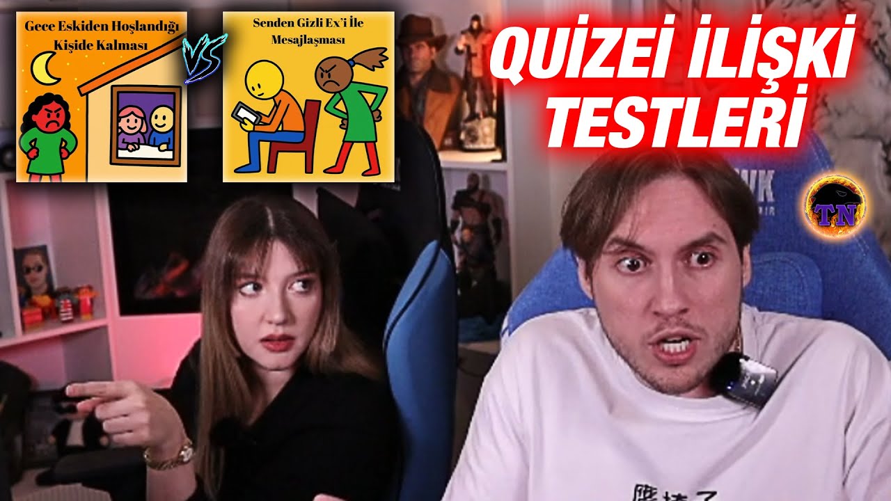RRAENEE YENGEYLE QUİZEİ İLİŞKİ TESTLERİ ÇÖZÜYOR