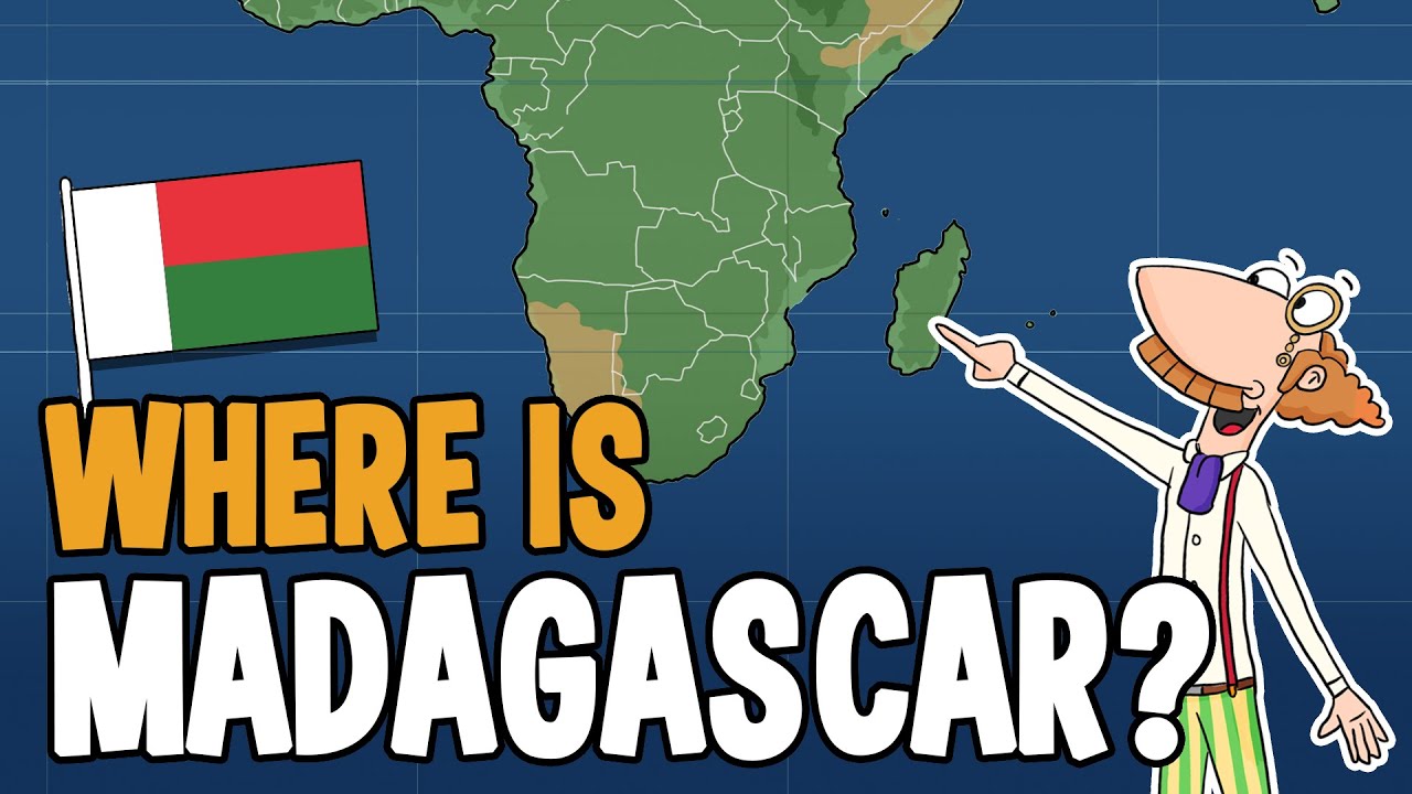 Где находится Мадагаскар? | Интересные факты о Мадагаскаре для детей! 🌏