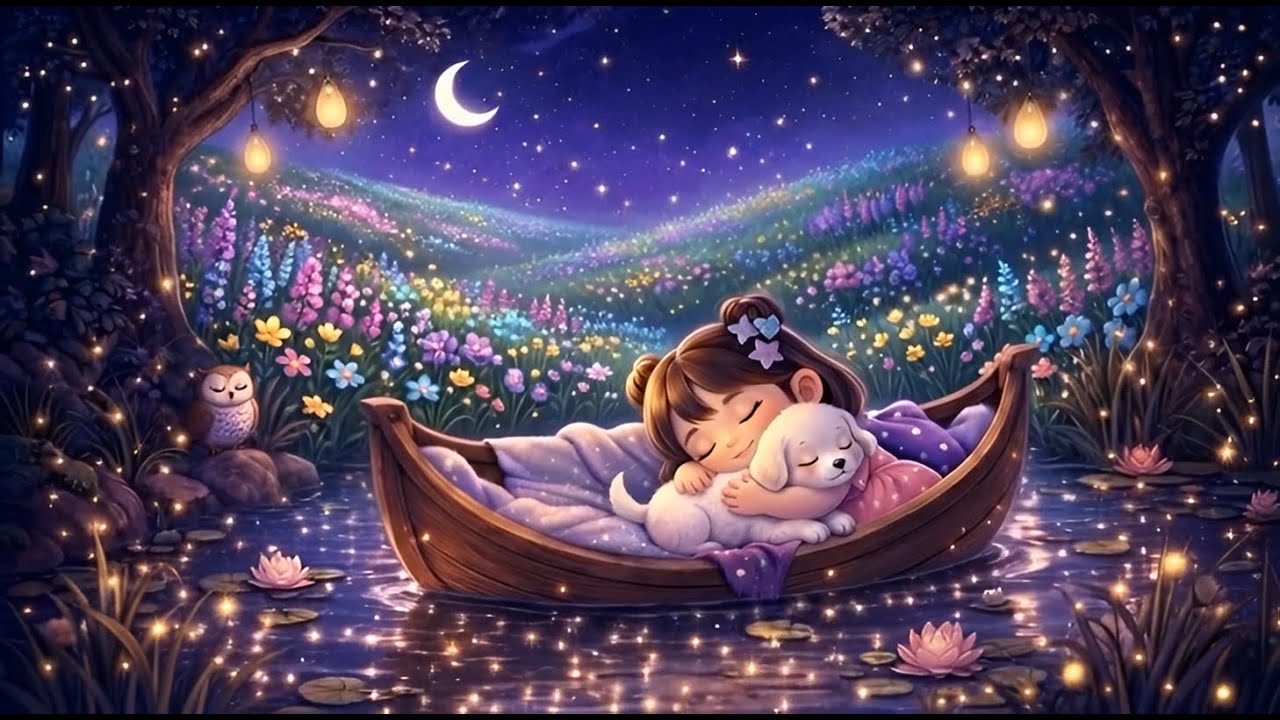 Calm Time with Nana Ep 27 ⛵ Dreamy Flower Boat | 寶寶睡眠音樂 | Gentle Sleep Music (Music Only)