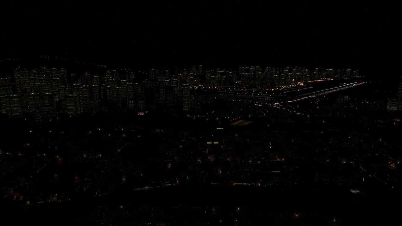 Rough Landing Night Kaitak Cessna Xprealistic plugin