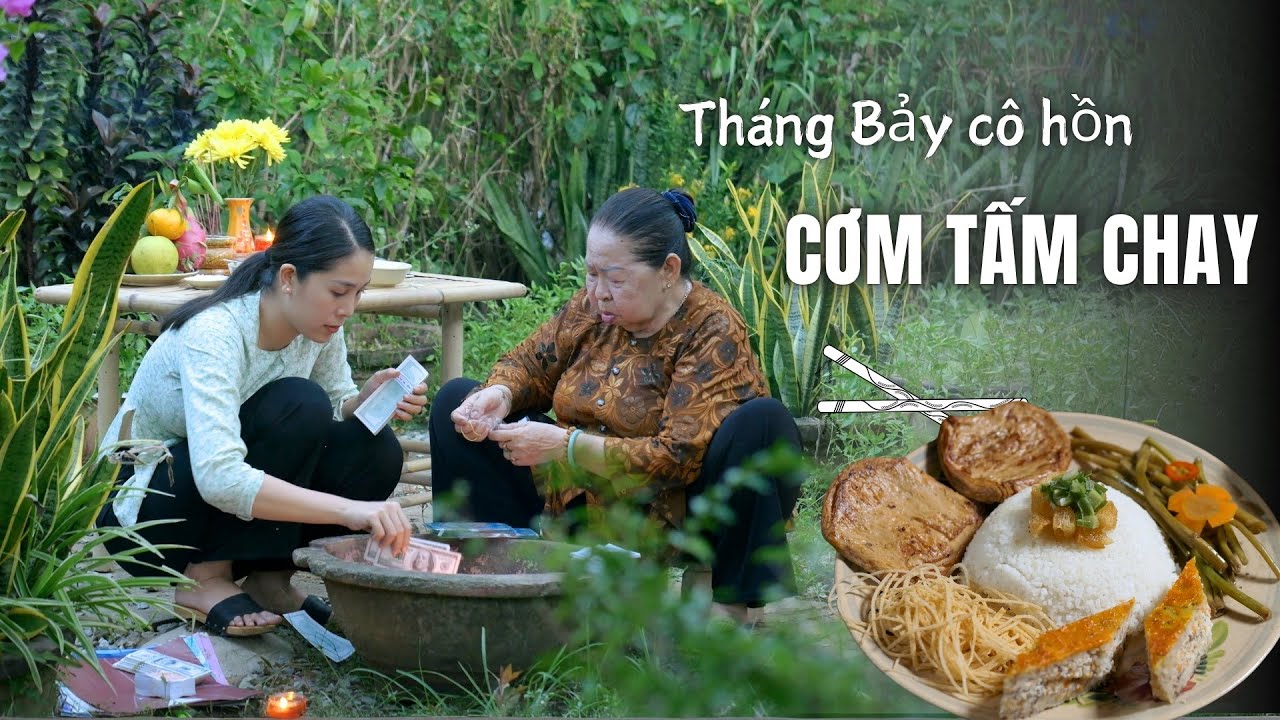 Cơm Tấm Sườn Chay Thanh Đạm Ngày Rằm Tháng Bảy - Khói Lam Chiều #178 | Vegetarian Broken Rice