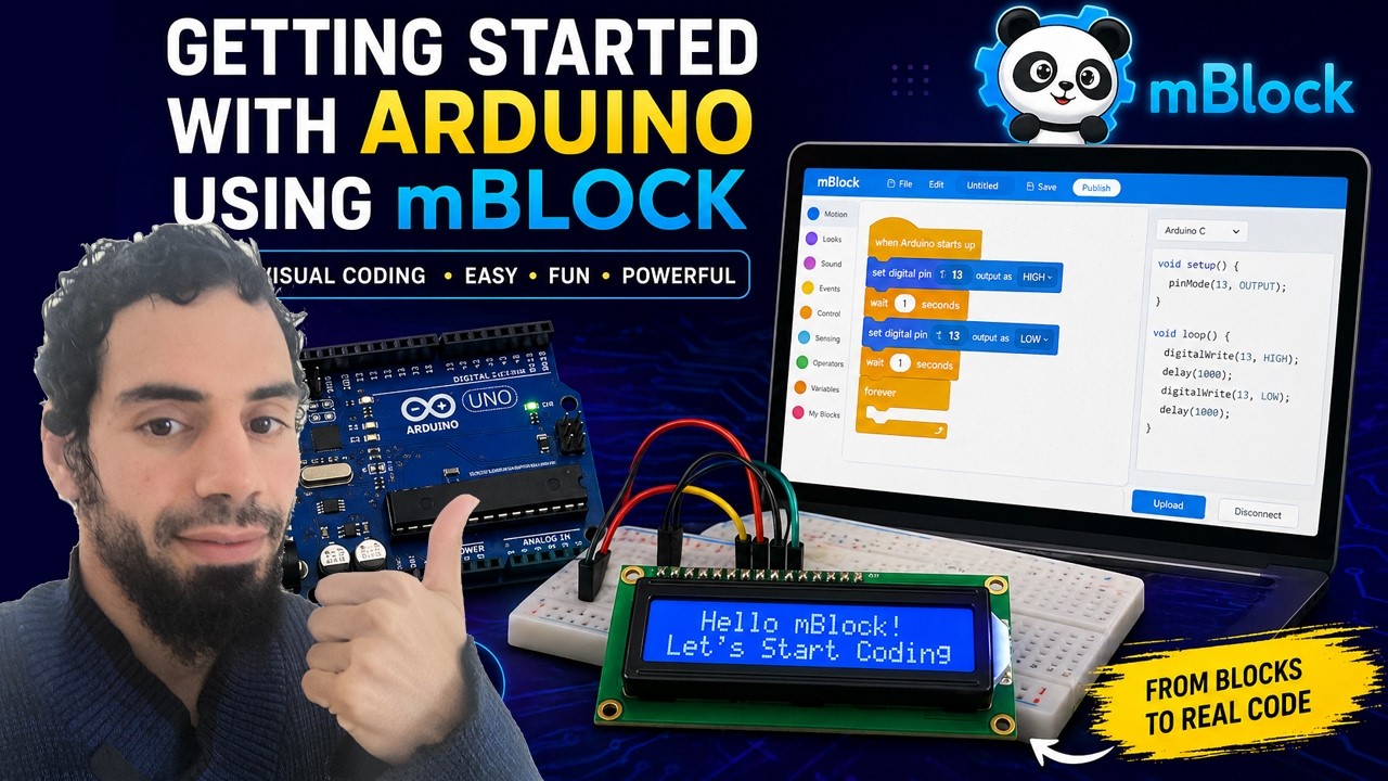 Раскройте творческий потенциал ✅: простое программирование Arduino с помощью mBlock!