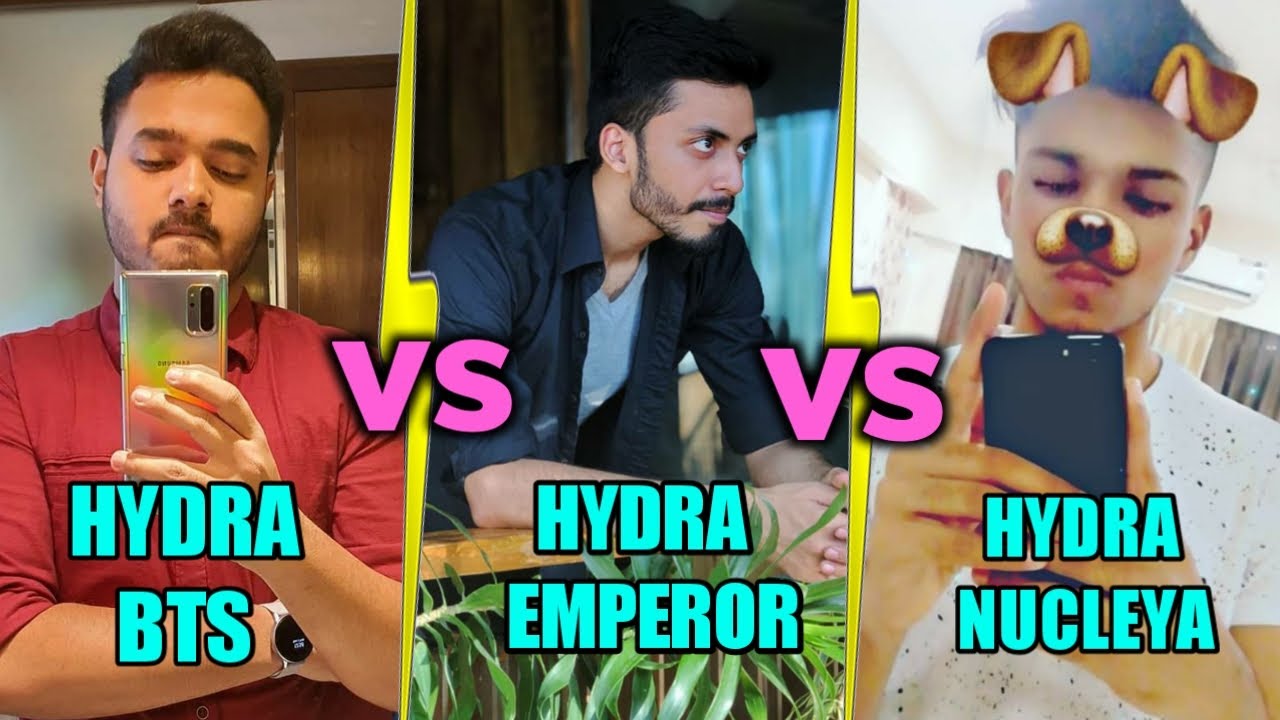 Hydra bts vs hydra emperor vs hydra nucleya | Fight in the last zone | pubg emulator