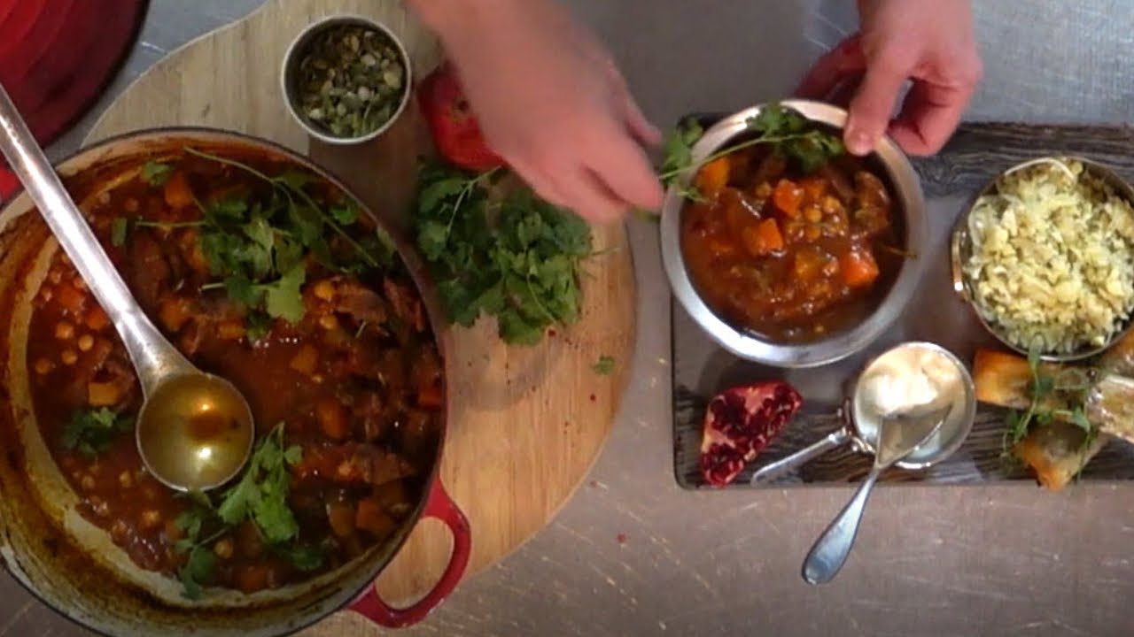 Moroccan Spiced Braised Venison Tagine