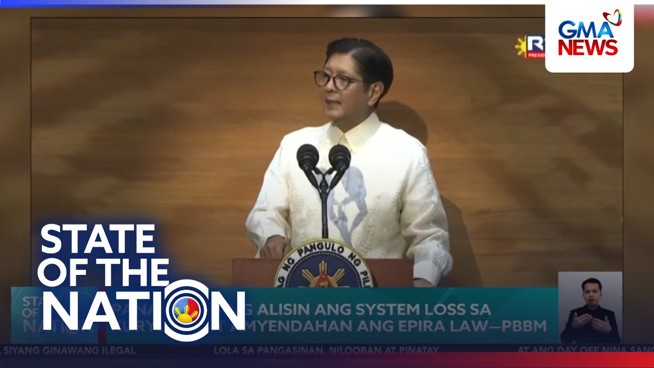 Panahon nang alisin ang system loss sa kuryente at amyendahan ang Epira Law&mdash;PBBM | SONA
