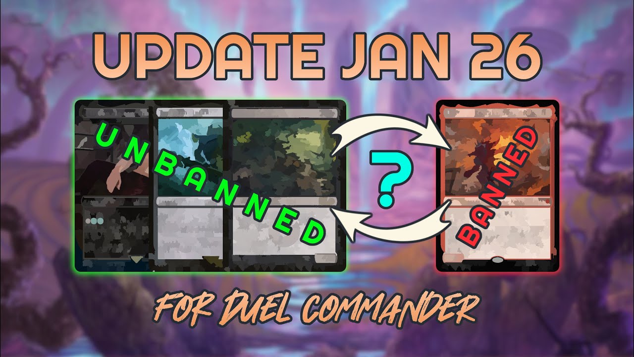 DUEL COMMANDER B&R UPDATE - JANUARY 2026 │MTG│bitzelberg