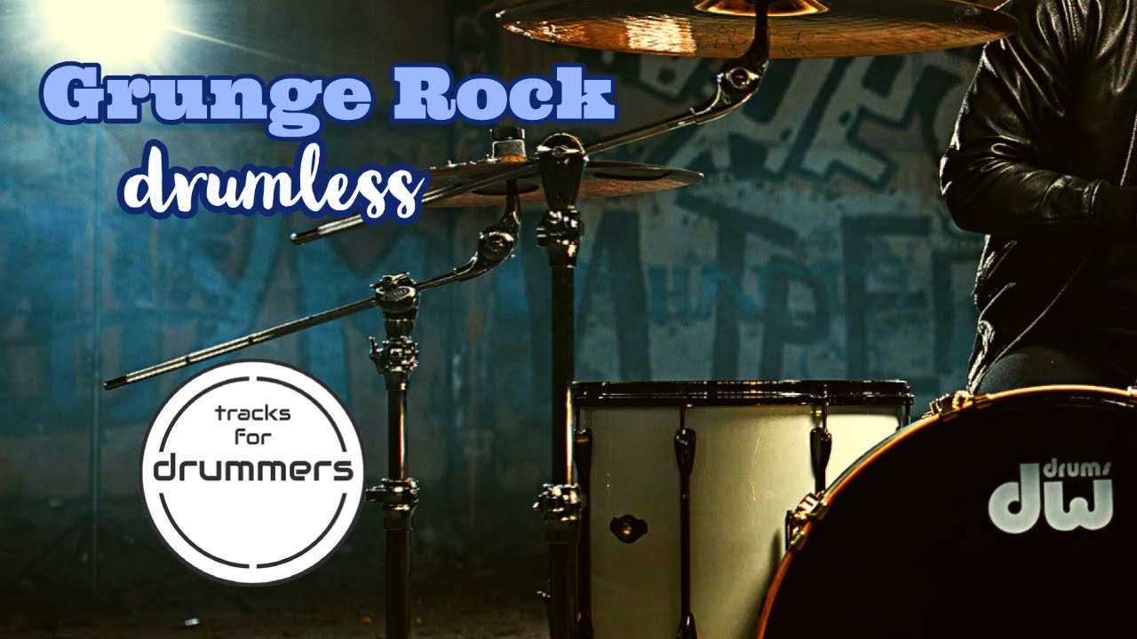 Warm Grunge Rock for Drums // Drumless Backing Track // Alternative