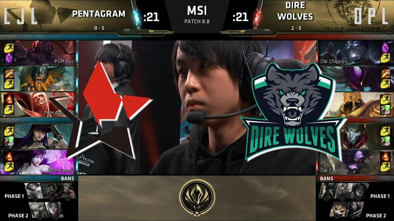 【2018MSI入圍賽】第四日 PGM(日本) vs DW(大洋洲)