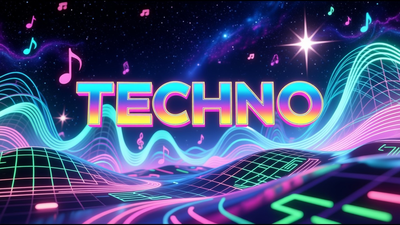 Techno Imagination AI Music TimeLapse Video