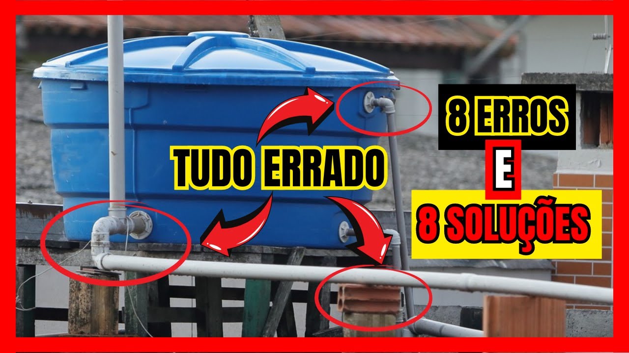 O MELHOR ESQUEMA DE INSTALAÇÃO DE CAIXA DE ÁGUA DO YOUTUBE - 8 SOLUÇÕES PARA SUA CAIXA D'AGUA.