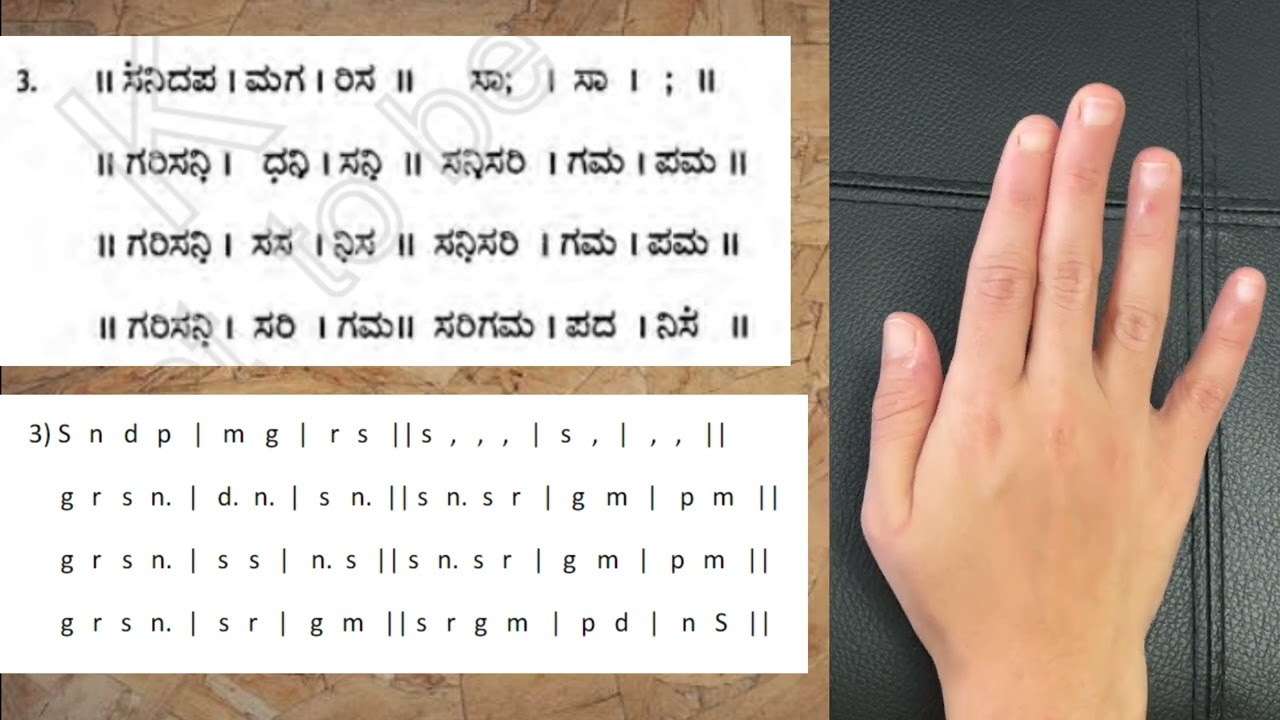 Mandrastayi-varase (1-3) | Carnatic Music | Lesson 3 | Aradhana Dance And Music School |