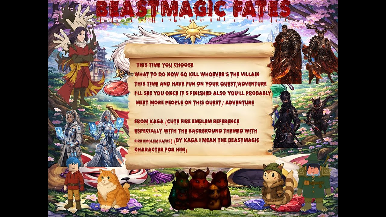 Концептуальные рисунки и слайд-шоу игрового процесса Beastmagic