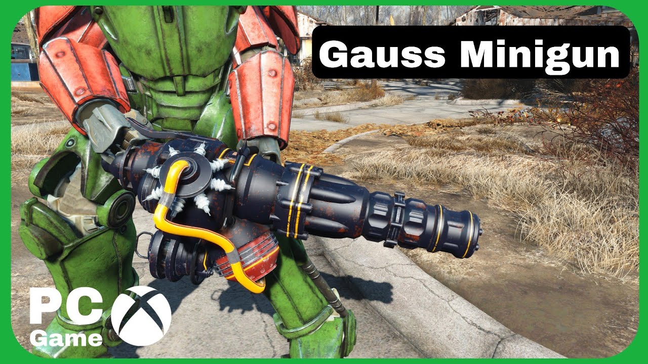 Обзор гаусс-минигана в Fallout 4