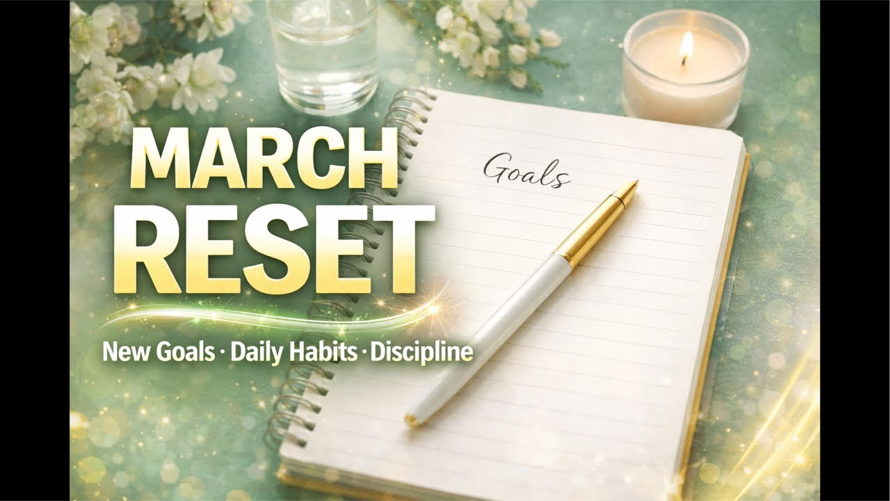 March Reset: New Goals, Daily Habits & Discipline (My Monthly Glow Up Plan)