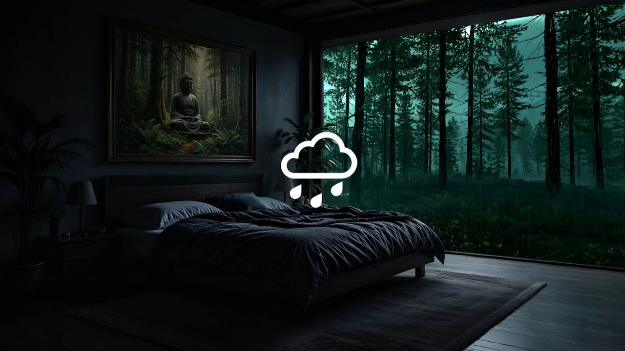 Gentle Rain Sounds For Deep Sleep: 8 Hours