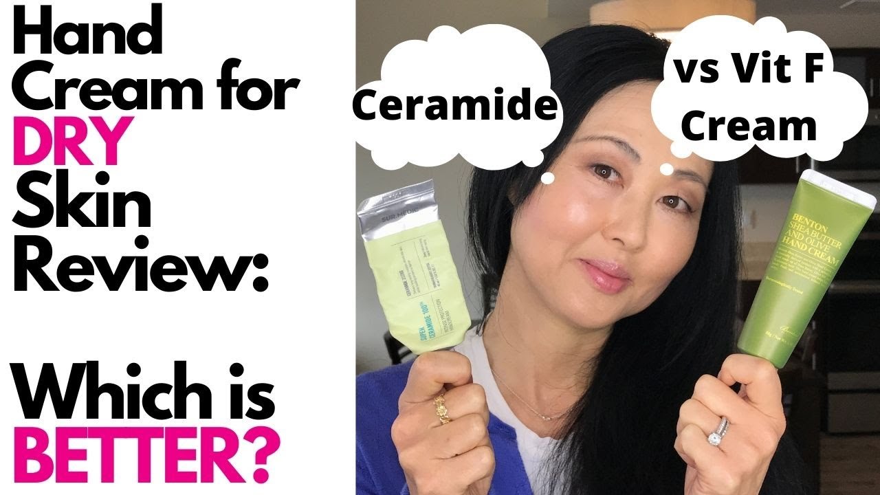 Hand Cream for Dry Skin Review- Ceramide  Moisturizer  vs Vitamin F Cream #goseechristy #