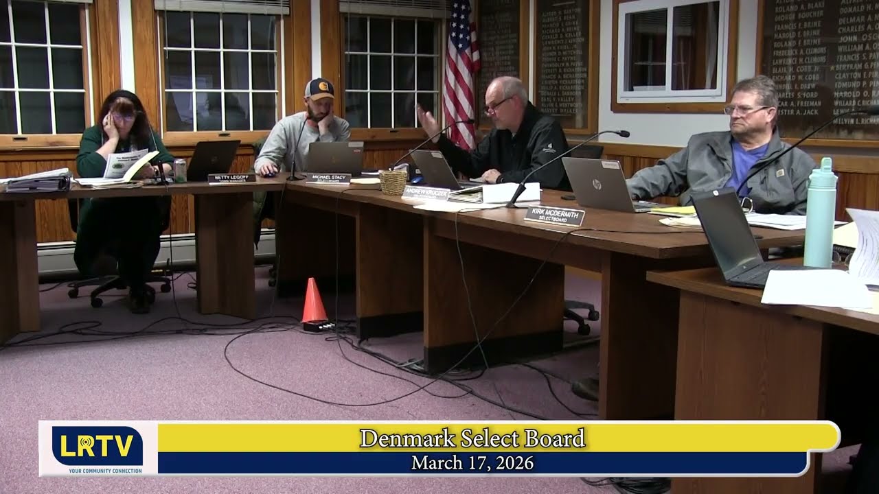 Denmark Selectboard 3-17-2026