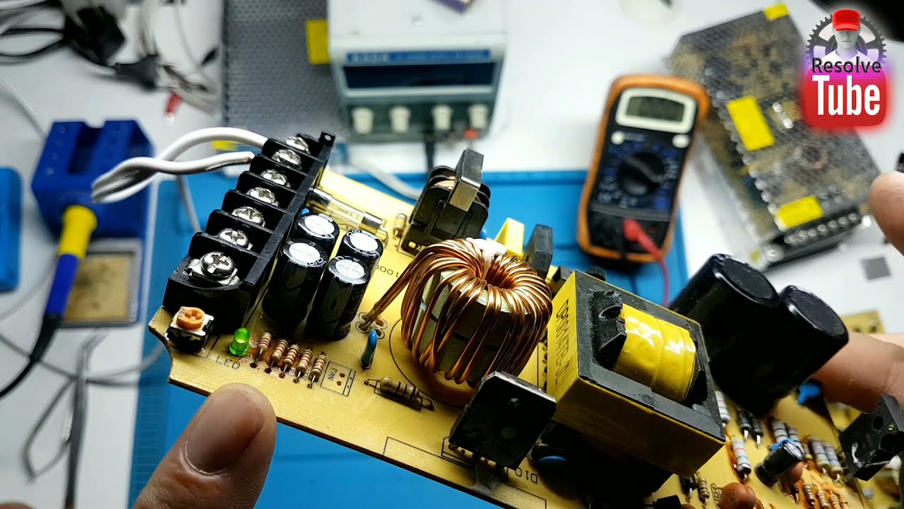 Recuperando fonte chaveada 12v queimada