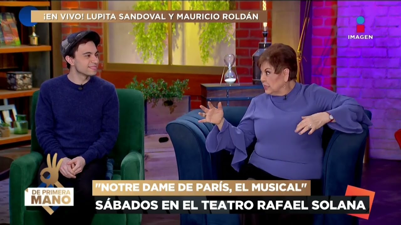 EN VIVO Lupita Sandoval y su hijo, Mauricio Roldán presentan ‘Notre Dam de París: El musical’ | DPM