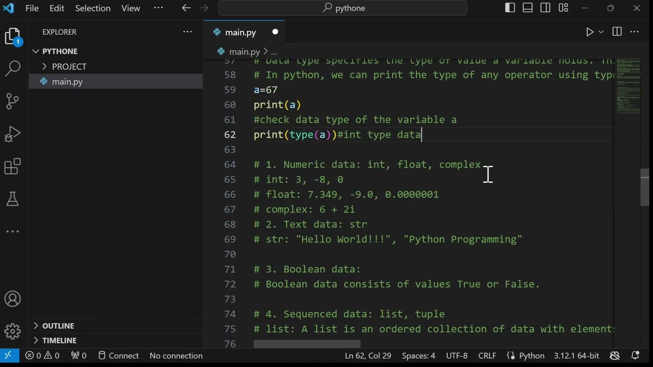 Python Comments ||  Escape Sequence Characters || variable || Data Type || List || Tuple || Dict