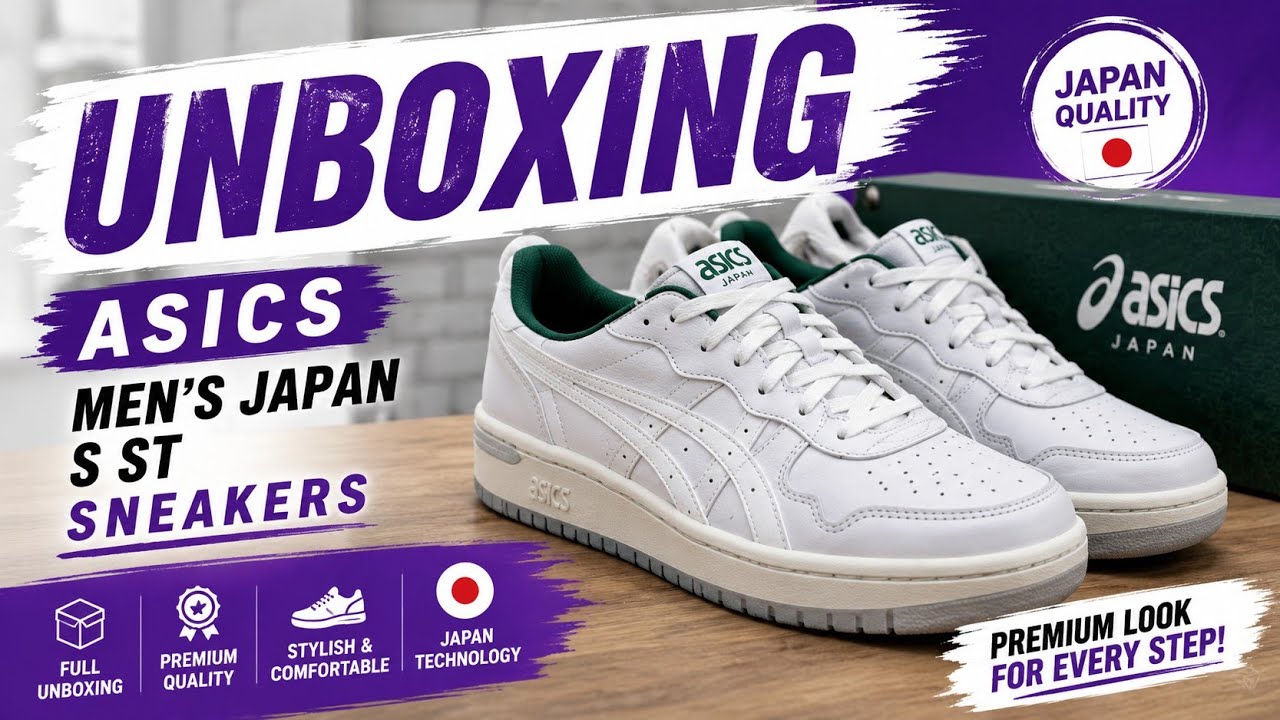 Unboxing ASICS Men's Japan S ST Sneakers #unboxing #asics #asicsshoes