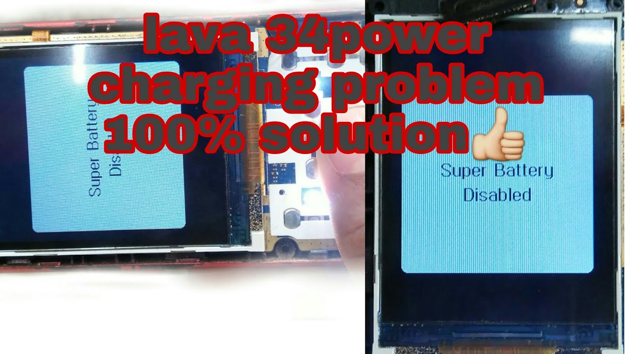 lava 34 power battery error Lava 34 power super battery disable