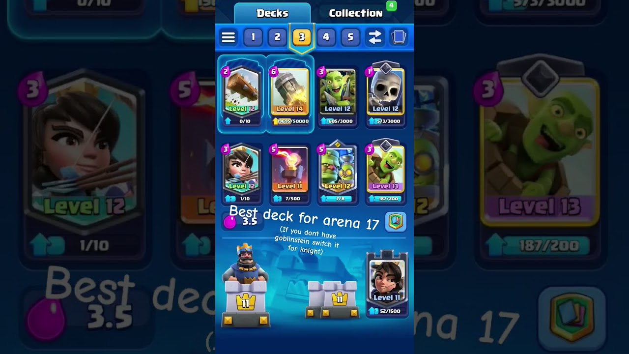 Best deck for arena 17 #clashroyale