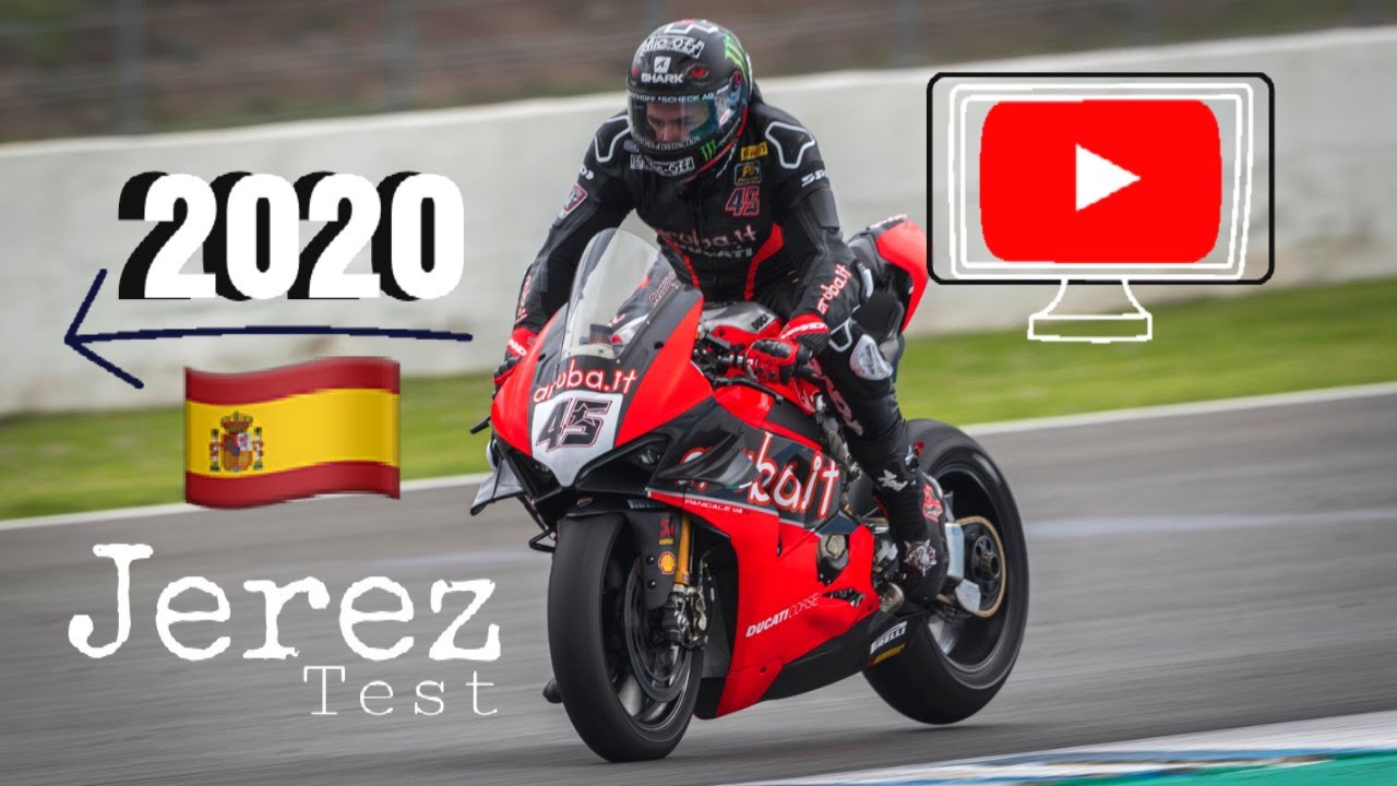 2020 World Super Bikes! POV lap + First test of the year with Aruba Ducati at Jerez!